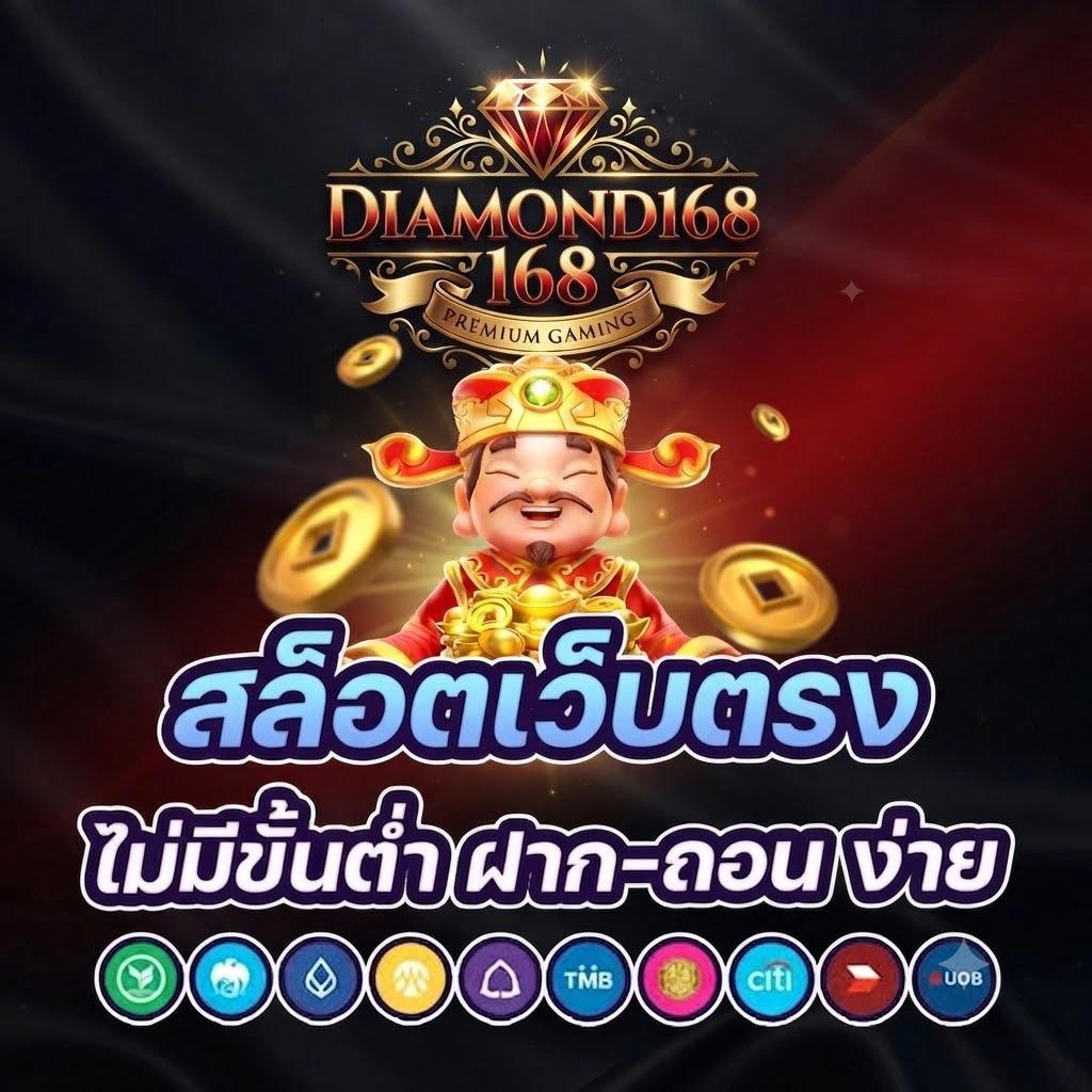 DIAMOND168ระบบฝากถอนอัตโนมัติ ตลอด 24 ชั่วโมง